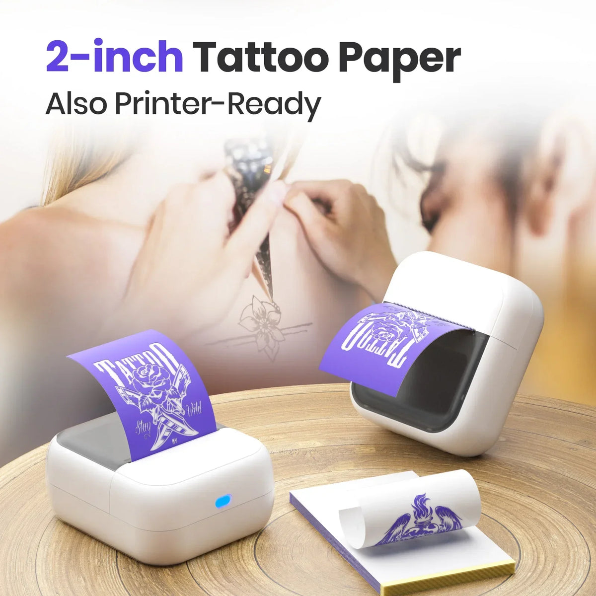 C50 Mini Tattoo Printer Portable Inkless Transfer Machine