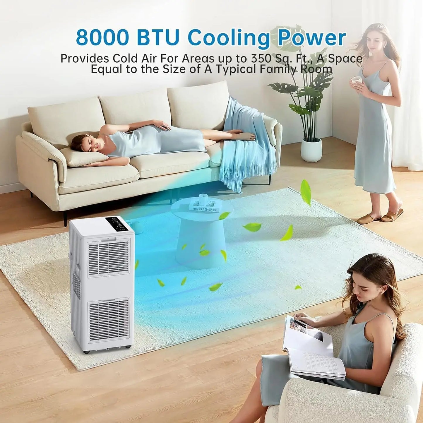 HiMISS 8000 BTU Portable Air Conditioner