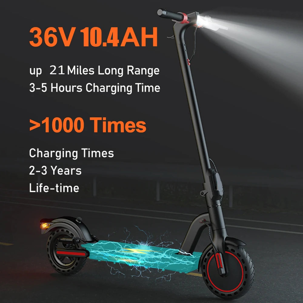 350W Electric Scooter for Adults 36V 10.4AH