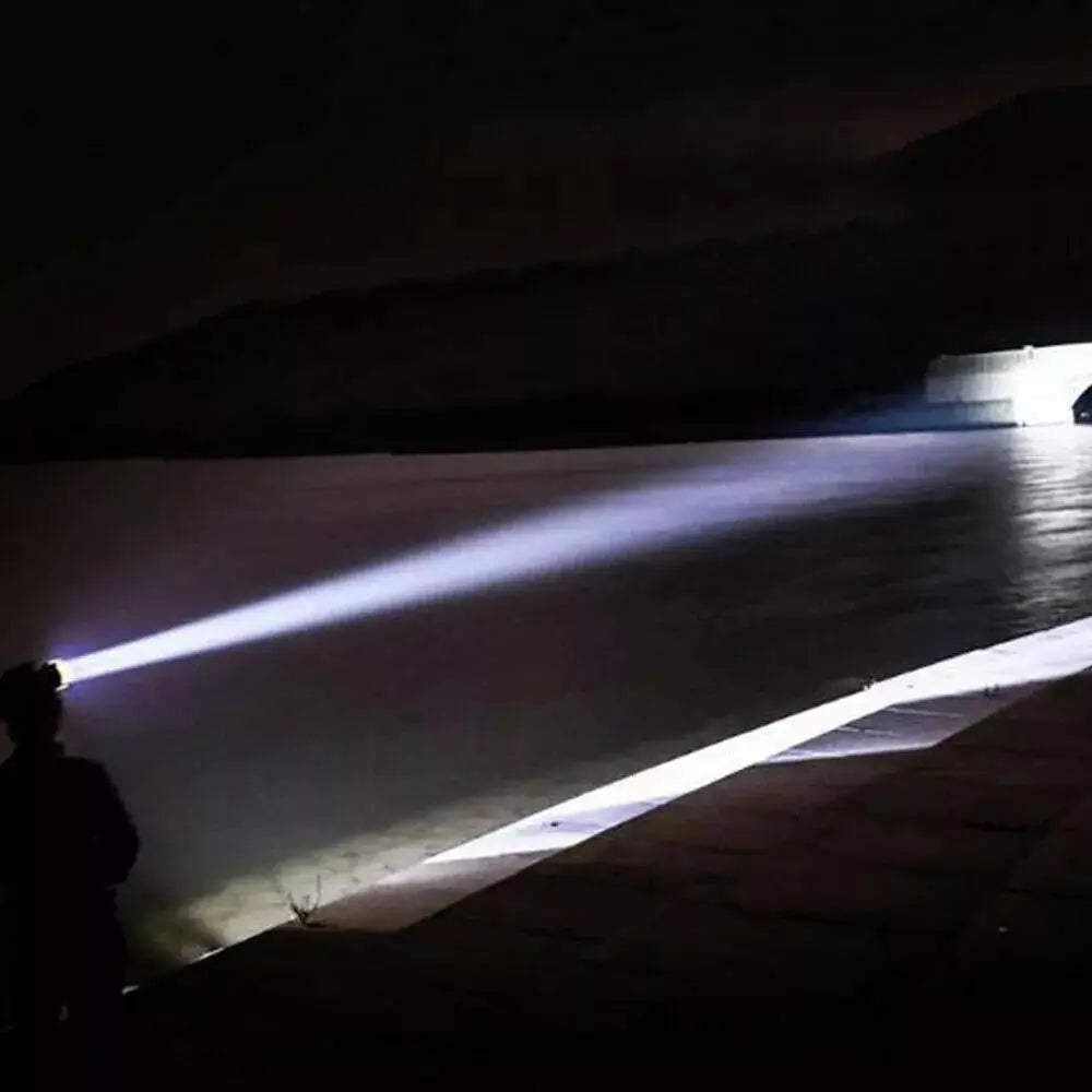 Super Bright LED Headlight Rechargeable Headlight 2 Mode 5000 lumens