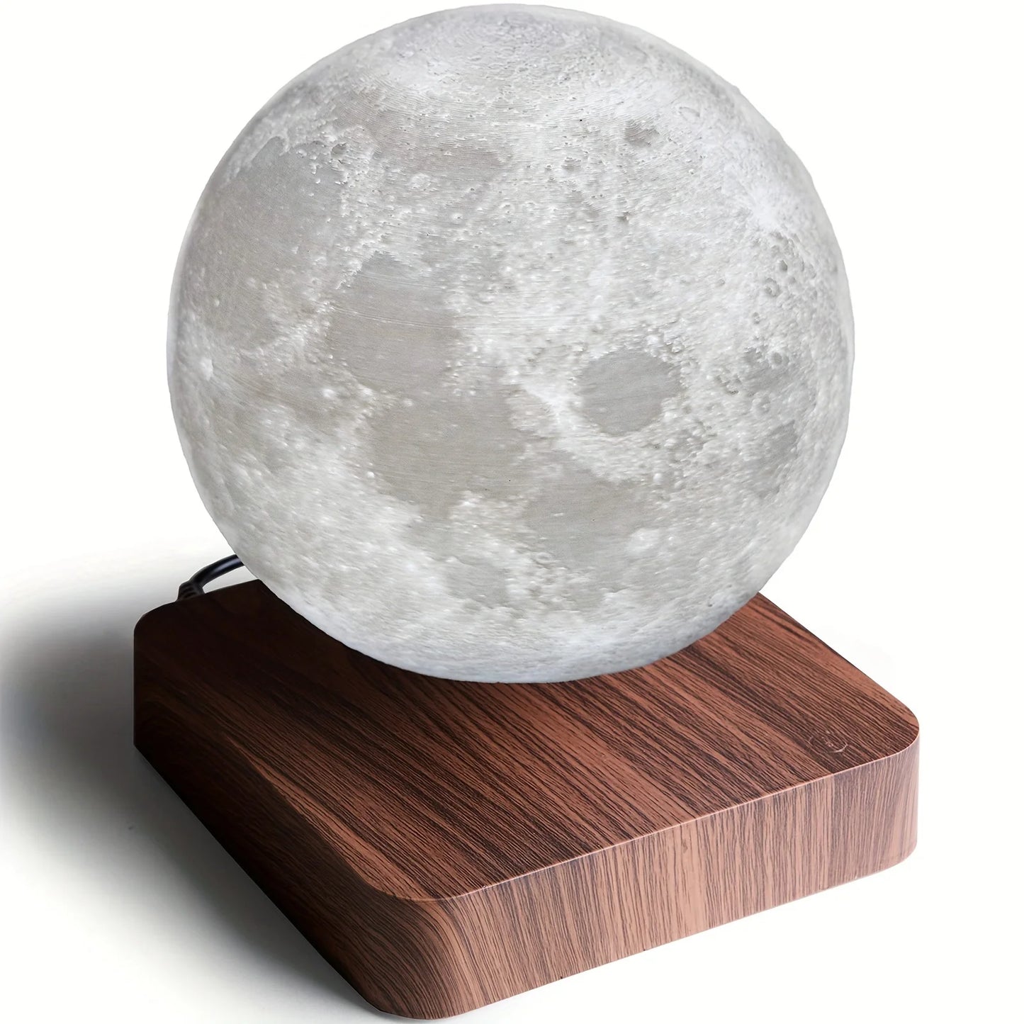 Levitating Moon Table Lamp, Magnetic Floating Night Light