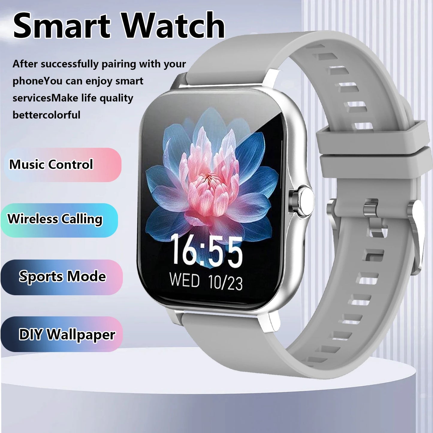 Odelettevcy Smartwatch, Wireless Calling/Dialing