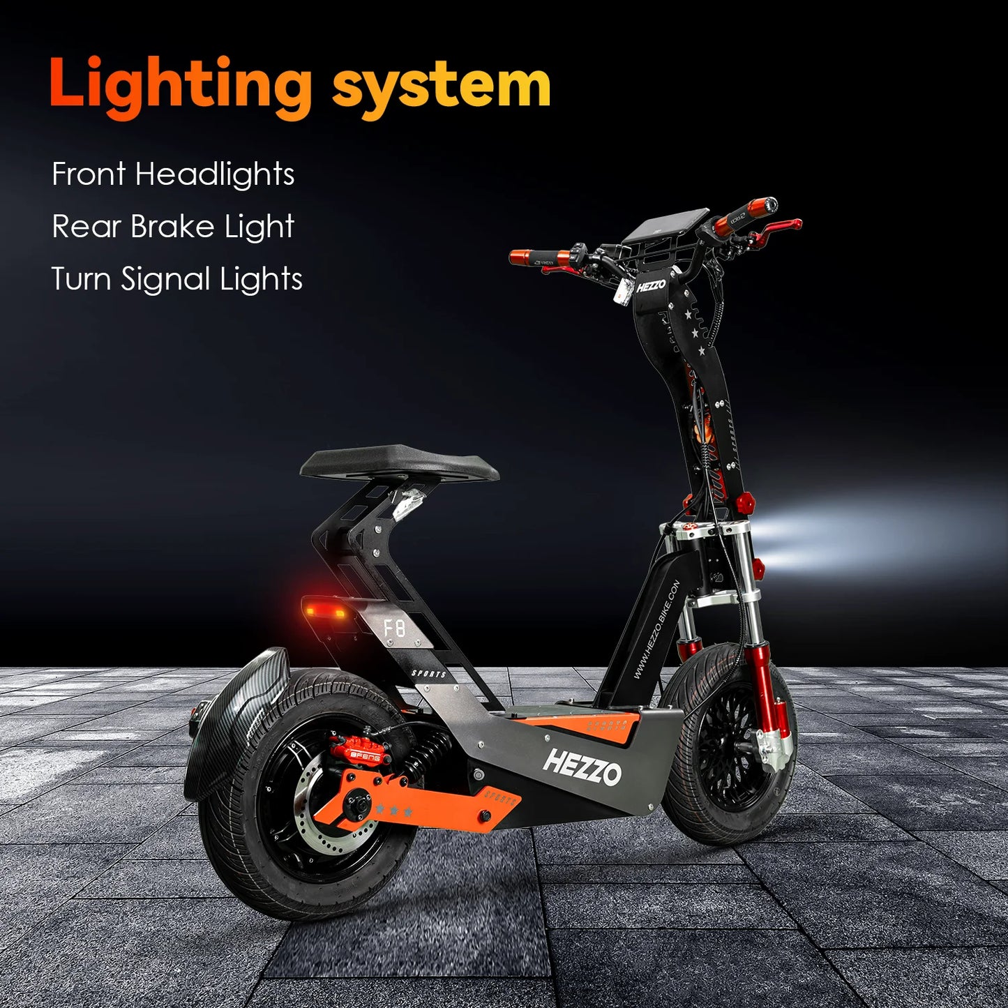 HEZZO F8 Electric Scooter 16 Inch Foldable