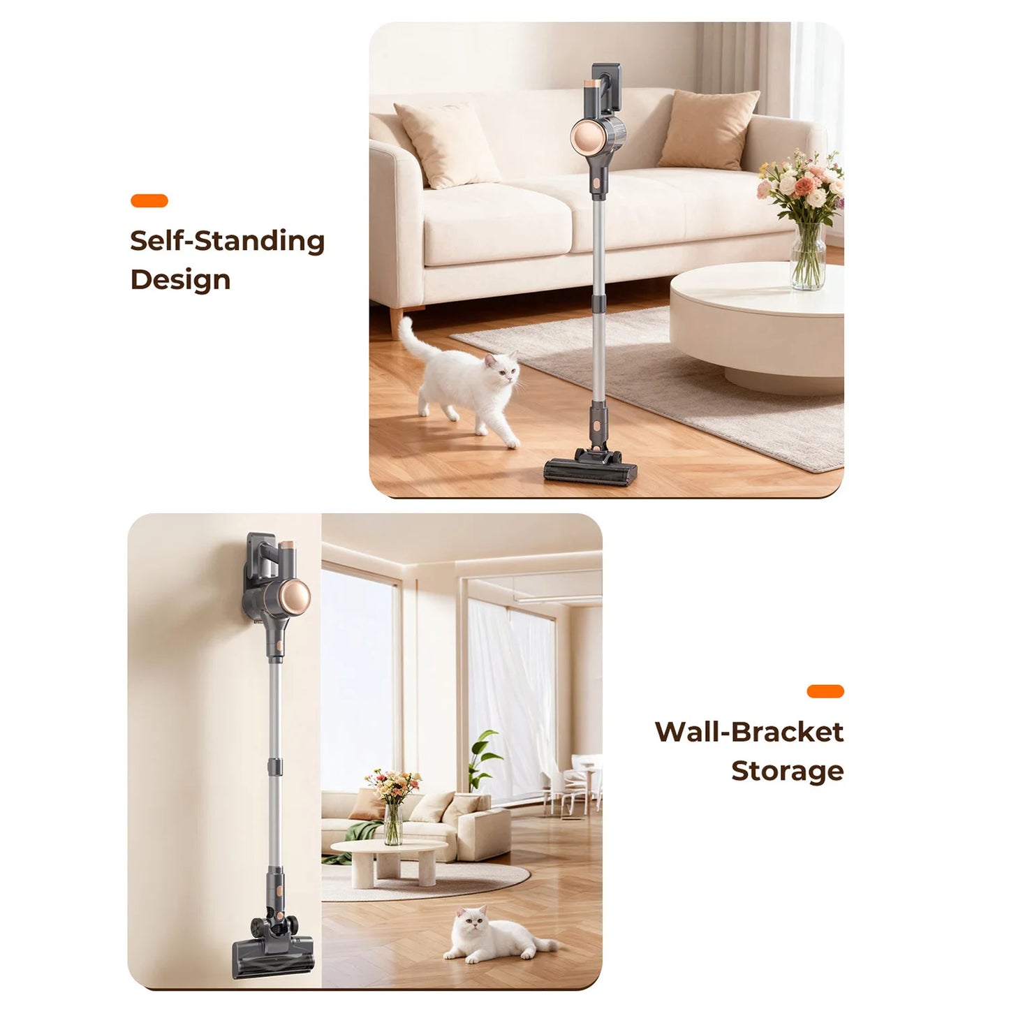 YISORA N8 Stick Vacuum Cleaner, 25Kpa