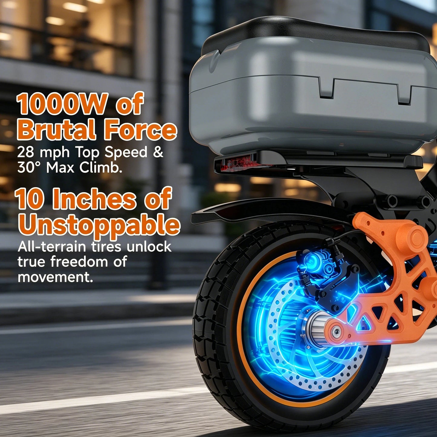 BIkydom Electric Scooter for Adults, 1000W Motor