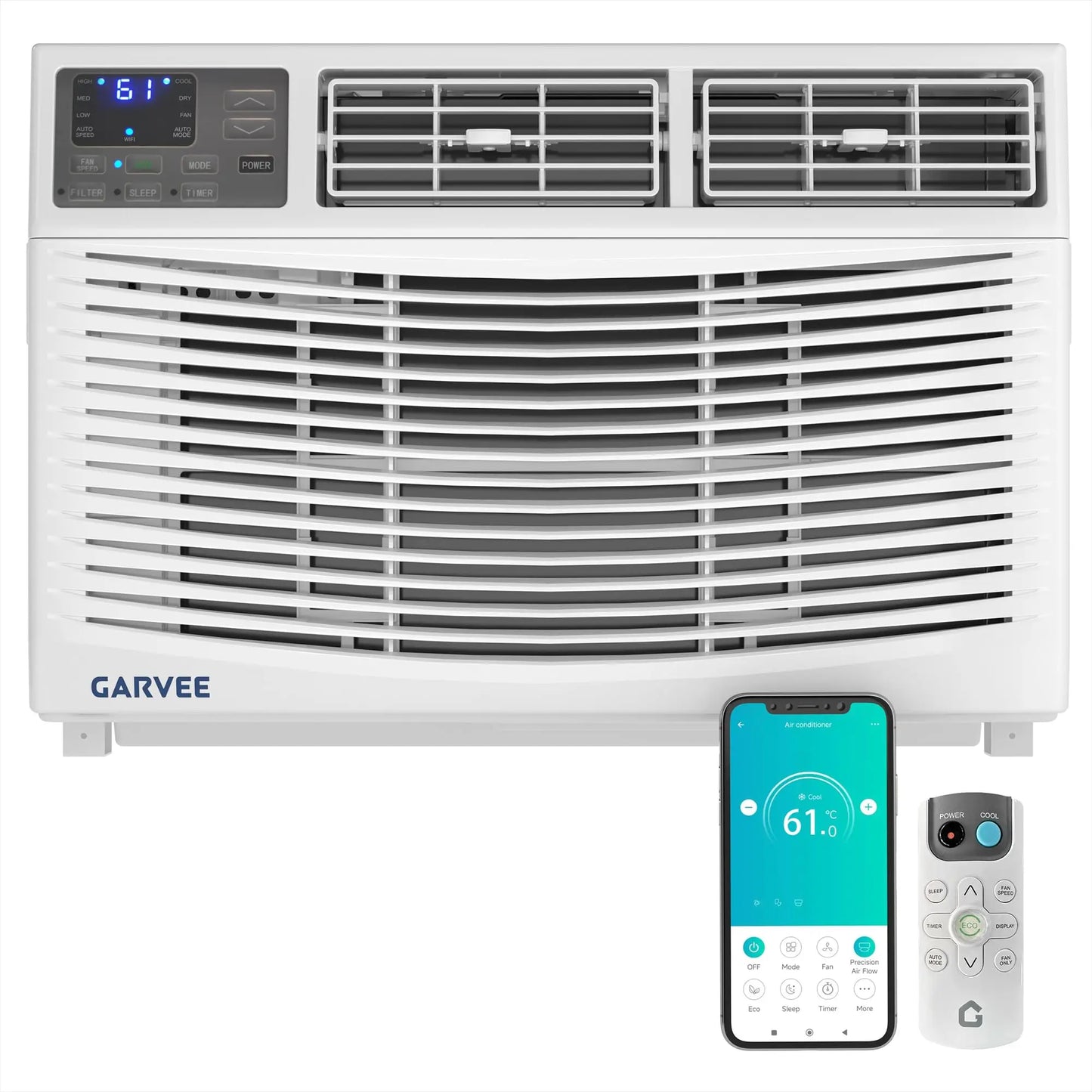 HiMISS 12000 BTU Window Air Conditioner Cools 550 Sq Ft