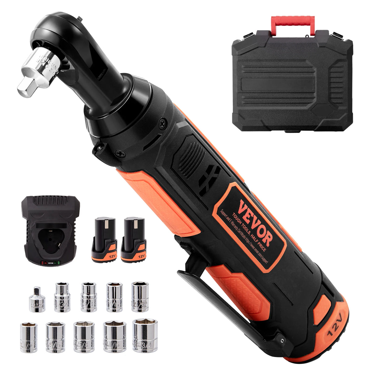 SucceBuy 3/8  Cordless Electric Ratchet Wrench