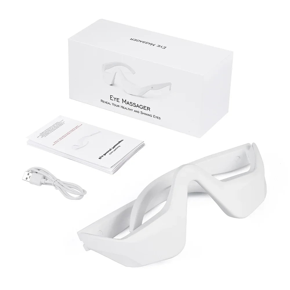 Foreverlily Red Eye Massager Under-Eye Glasses Massager