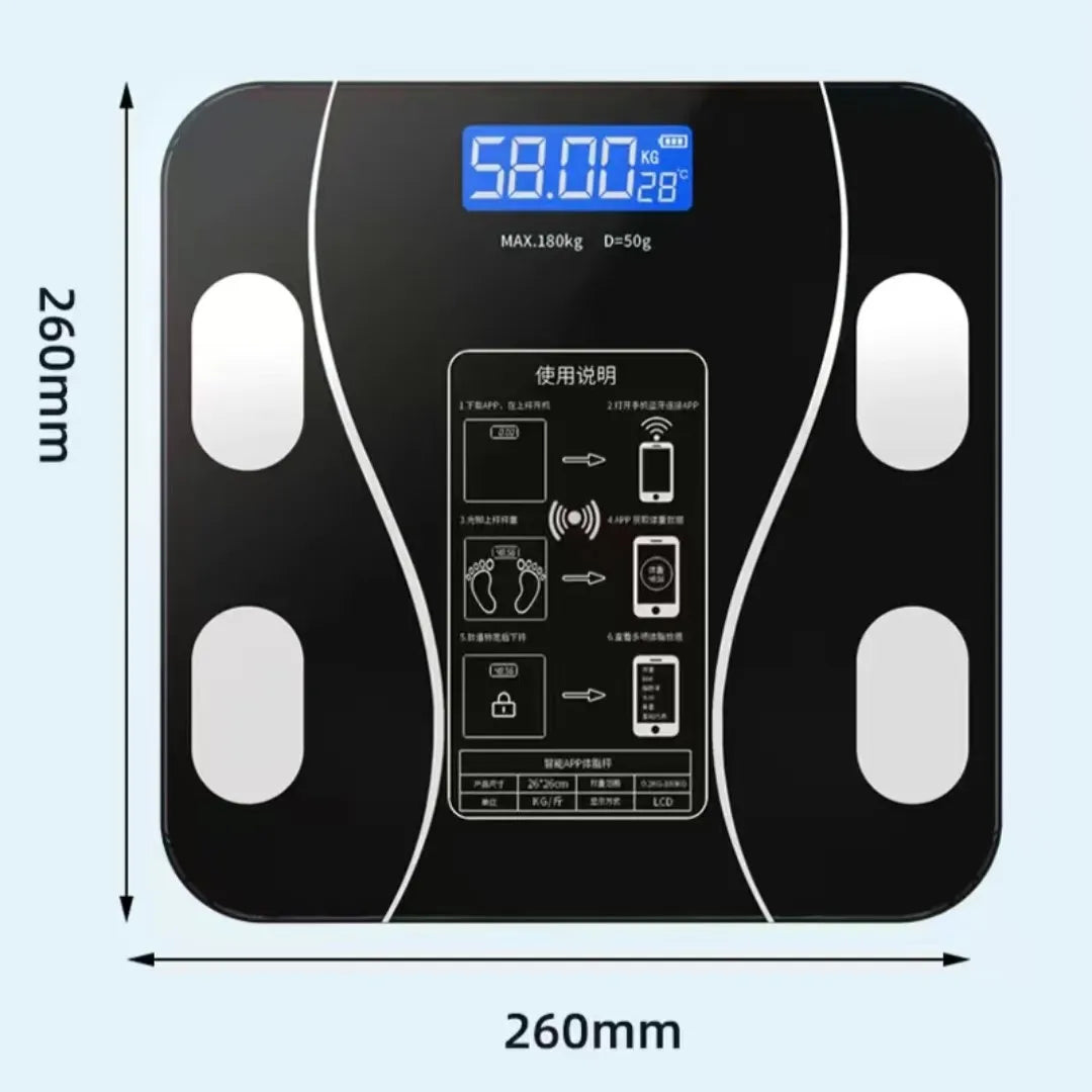 New USB Body Fat Scale, Intelligent and Precise Home Fat Scale