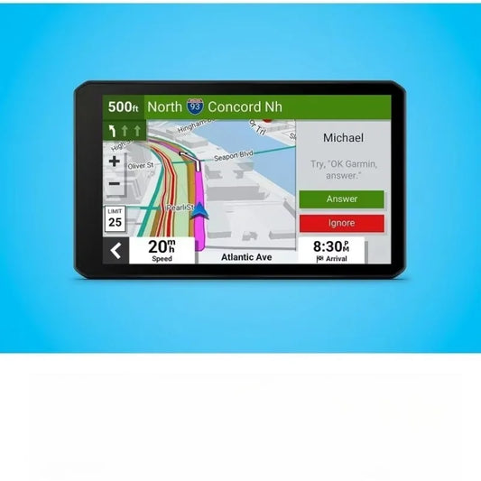 DriveCam™ 76, Large, Easy-to-Read 7” GPS, Built-in Dash Cam