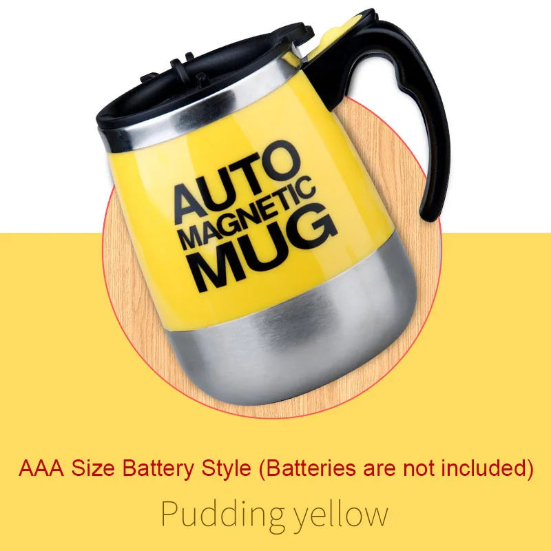 Electric Automatic Self Stirring Magnetic Mug Coffee Milk Mixing Cup