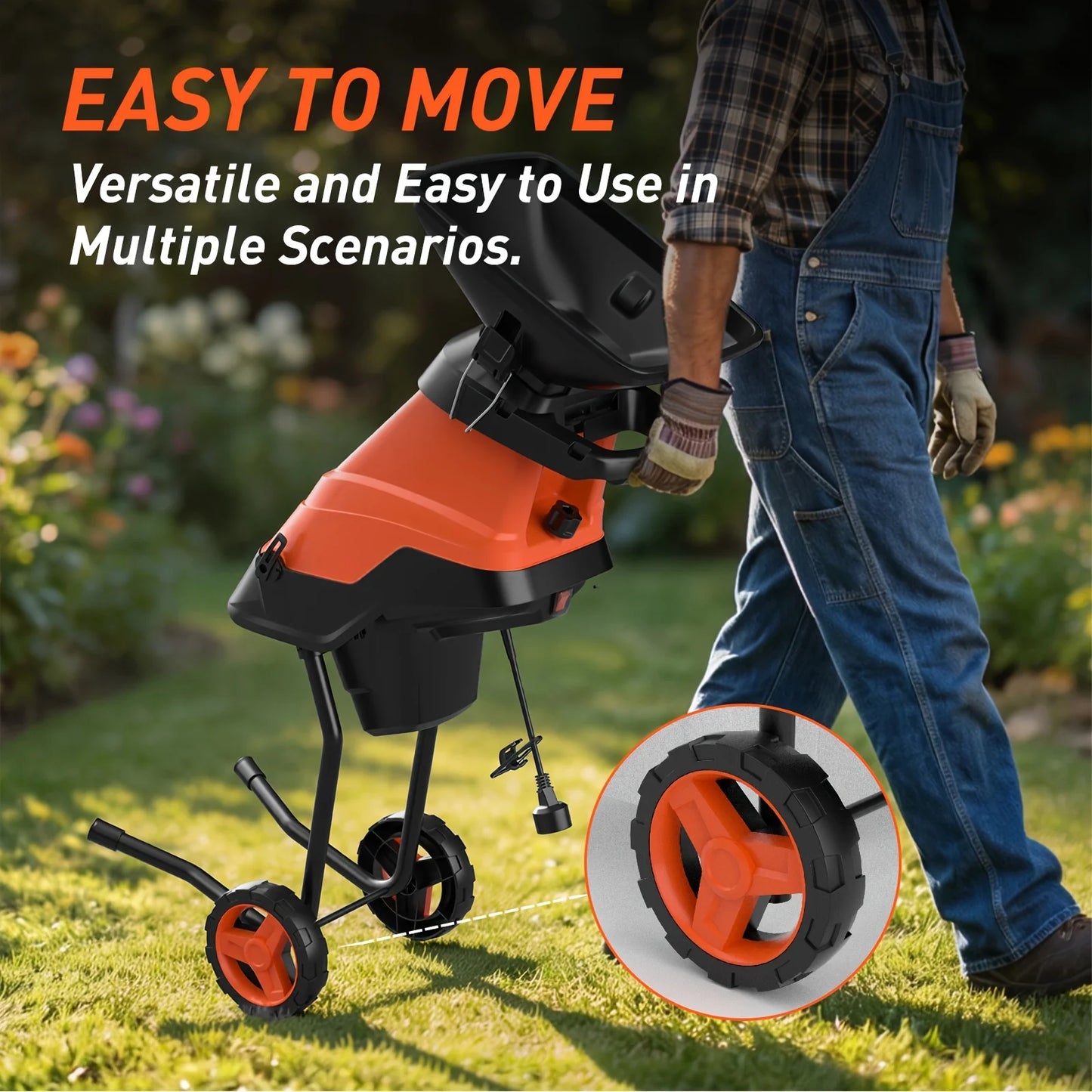 GROUNDLEVEL 15-Amp Electric Wood Chipper