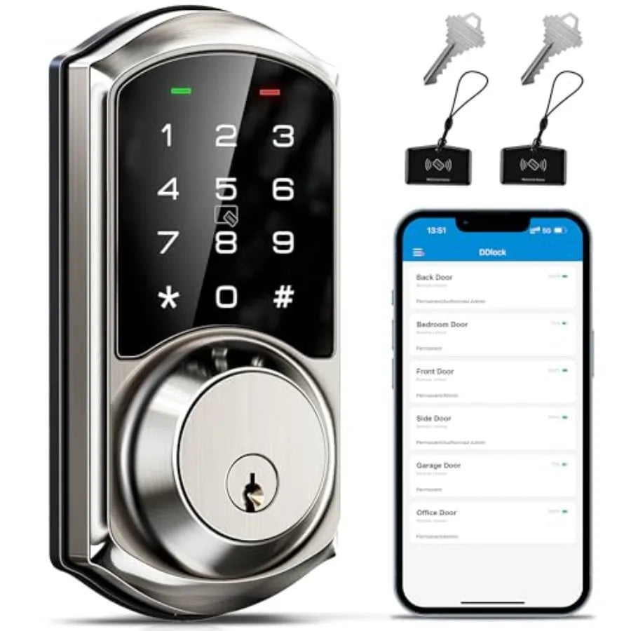 VE06 Smart Deadbolt with App Control, Keyless Entry