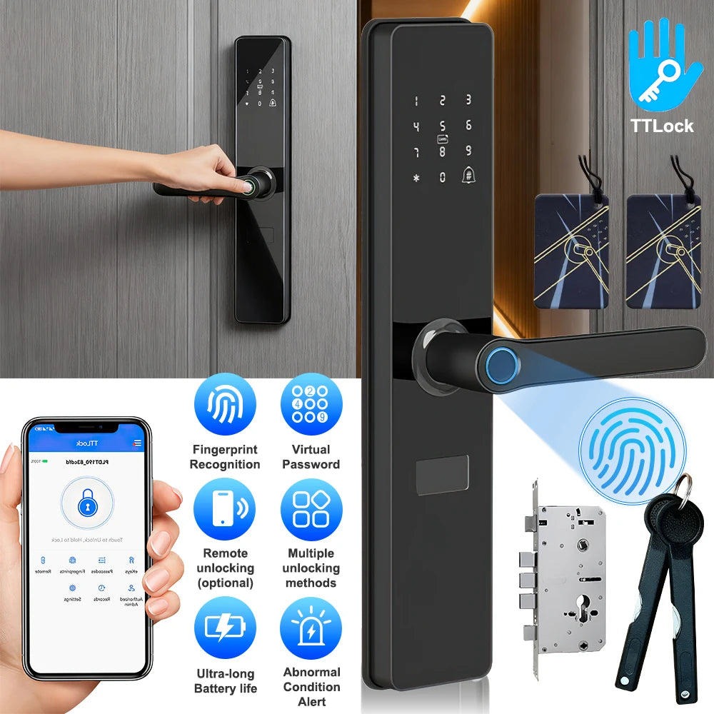 Smart Door Lock TTLock App Fingerprint Password