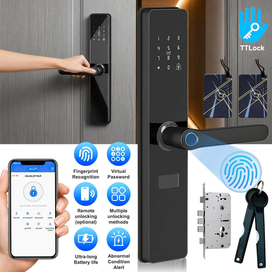 Smart Door Lock TTLock App Fingerprint Password