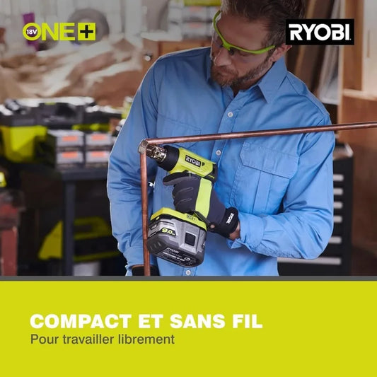 Ryobi R18HG-0 Heat gun Battery 18V ONE+ 470°C (878°F) 170lt/min (Body only)