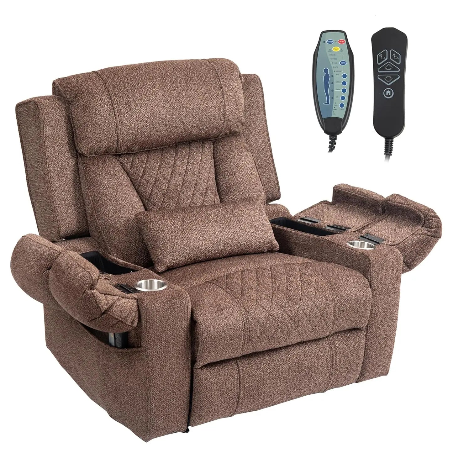Large Power Lay Flat Lift Chair Oversized Recliner