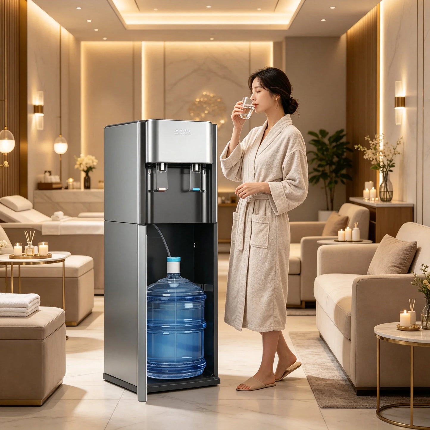 F880 Bottom Loading Water Dispenser, Heating And Cooling