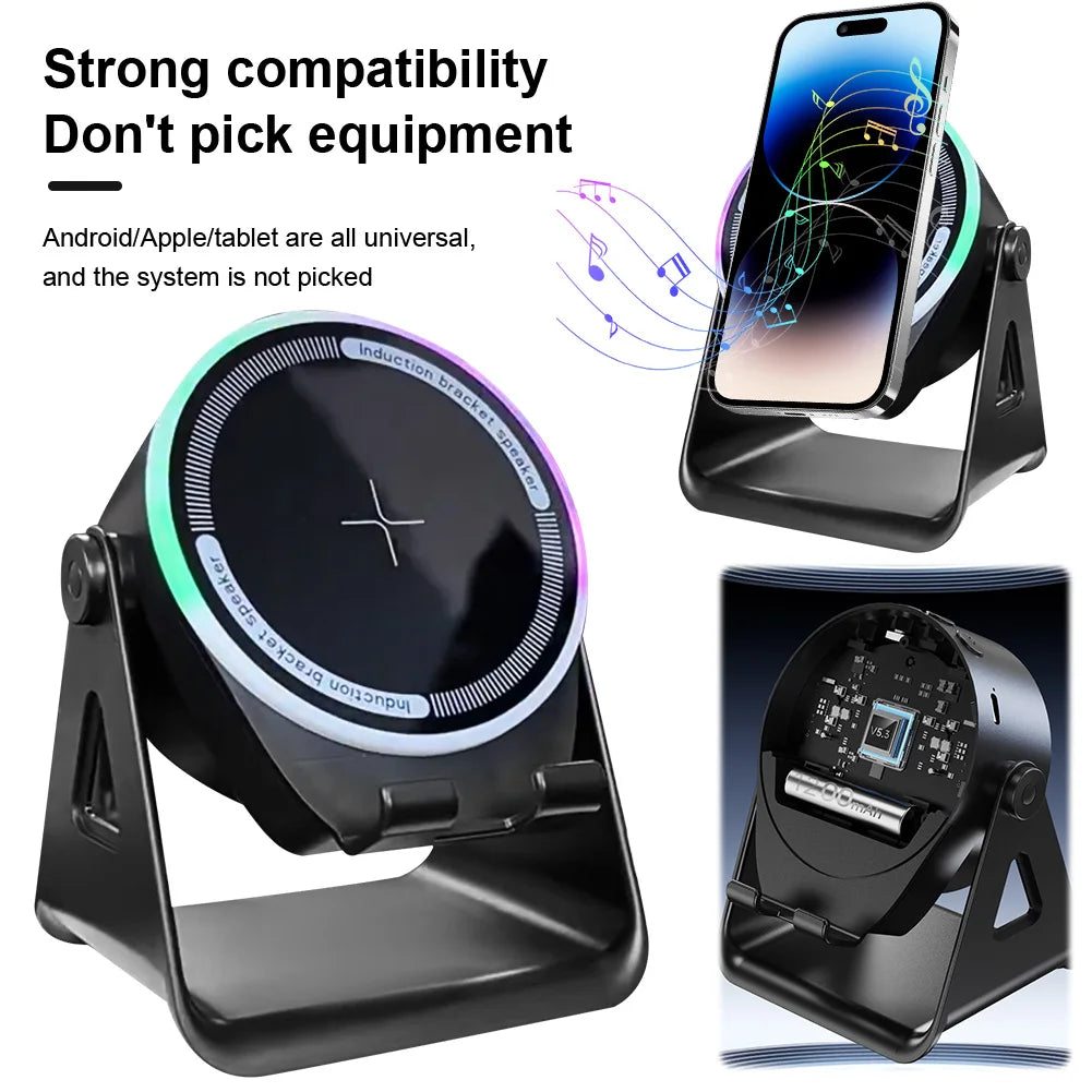 Wireless Induction Speaker with Bluetooth-compatible Speaker