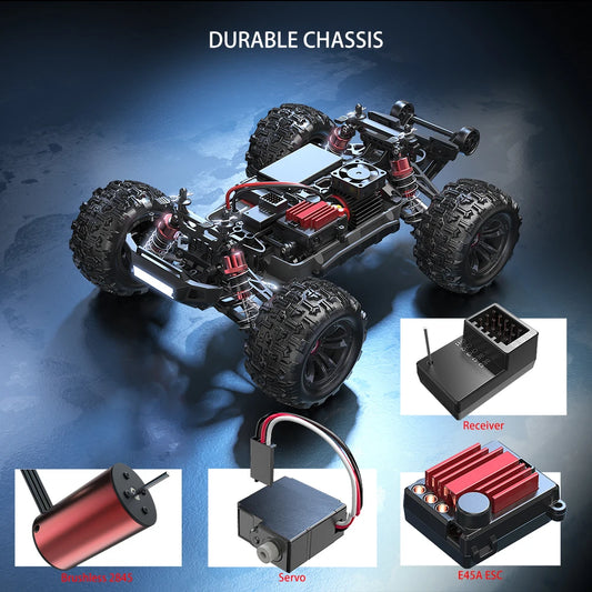 HYPER GO MJX 16207 1/16 RC Car Brushless 2.4G 4WD Racing Car