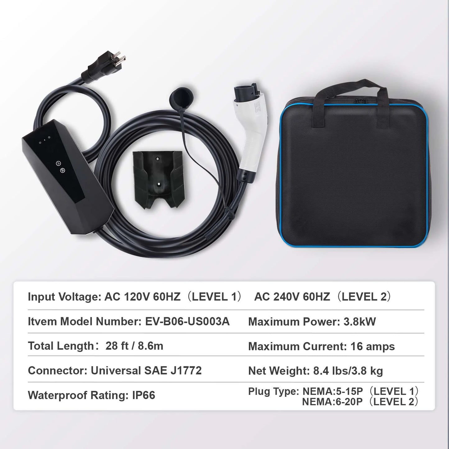 SucceBuy Level 1+2 Portable EV Charger