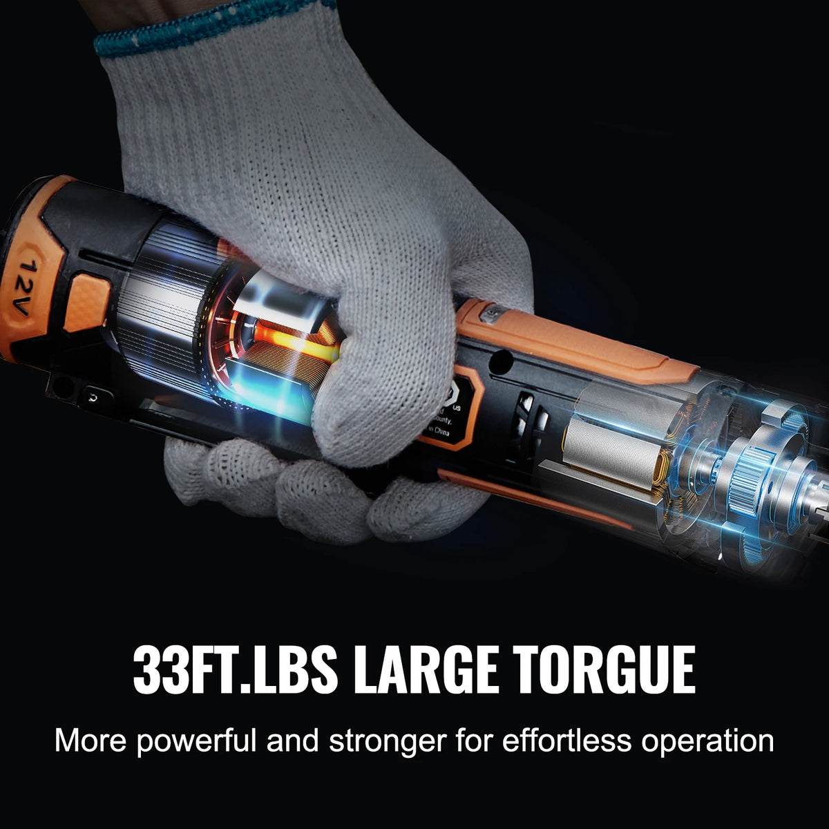 SucceBuy 3/8  Cordless Electric Ratchet Wrench