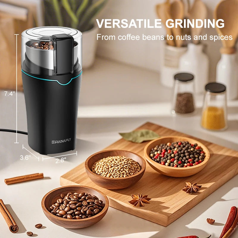 KIRAINAFLY Professional Coffee Grinder