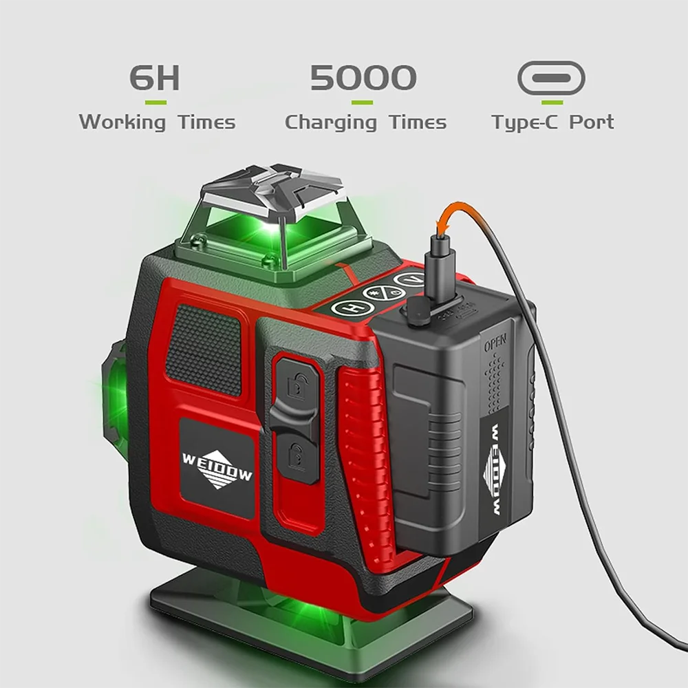 WEIDDW 4D 16 Lines Professional Laser Level