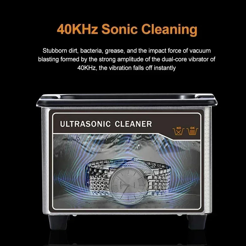 BALASHOV US 110V Portable Ultrasonic Cleaner, Sonic Cleaning Machine