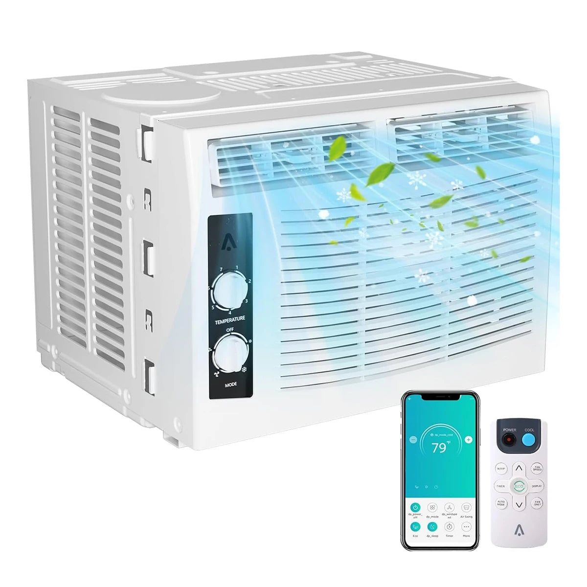 ACEKOOL 5000 BTU Window AC Unit with Remote