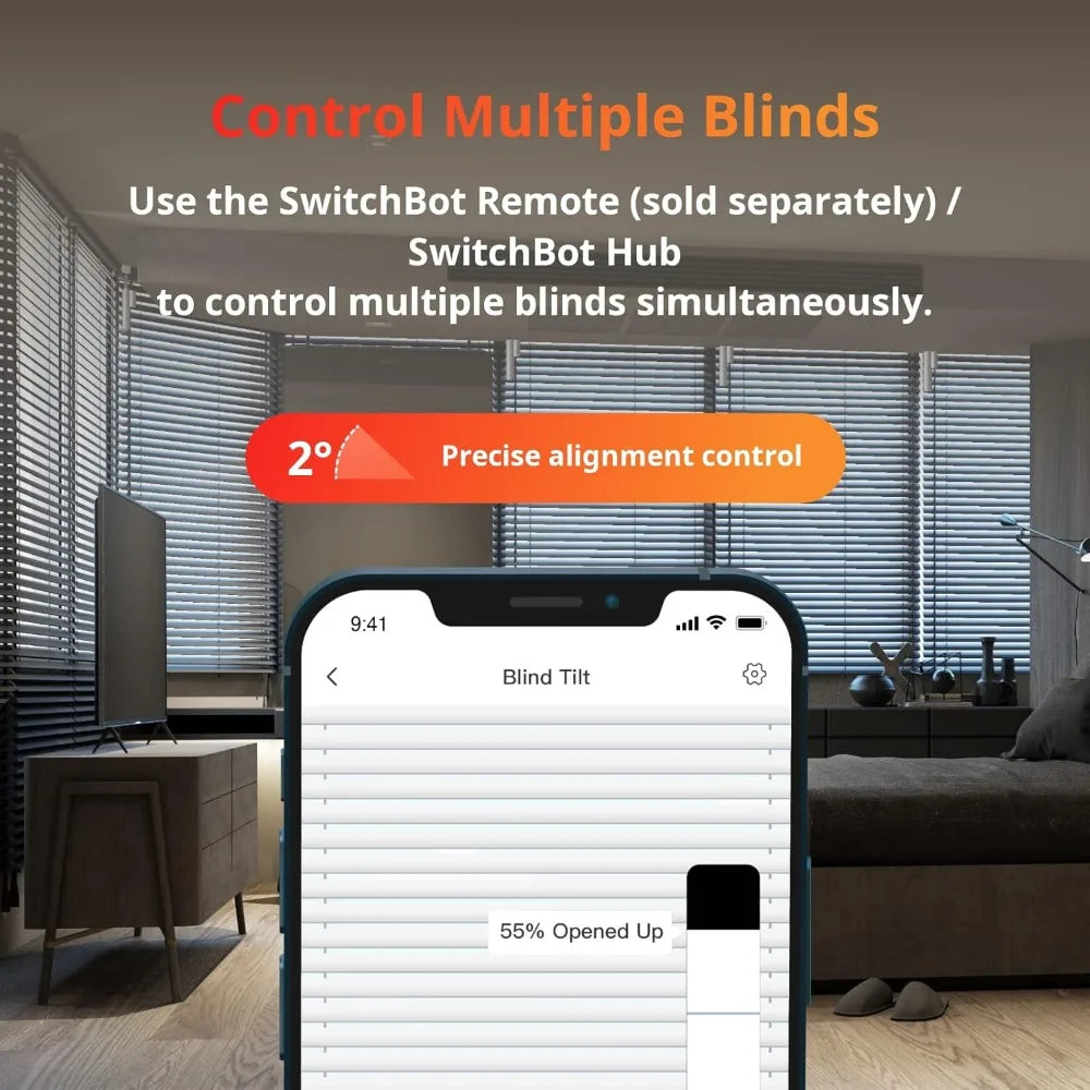 Smart Electric Motorized Blinds Kit - 3Pack with 2.4G WIFI