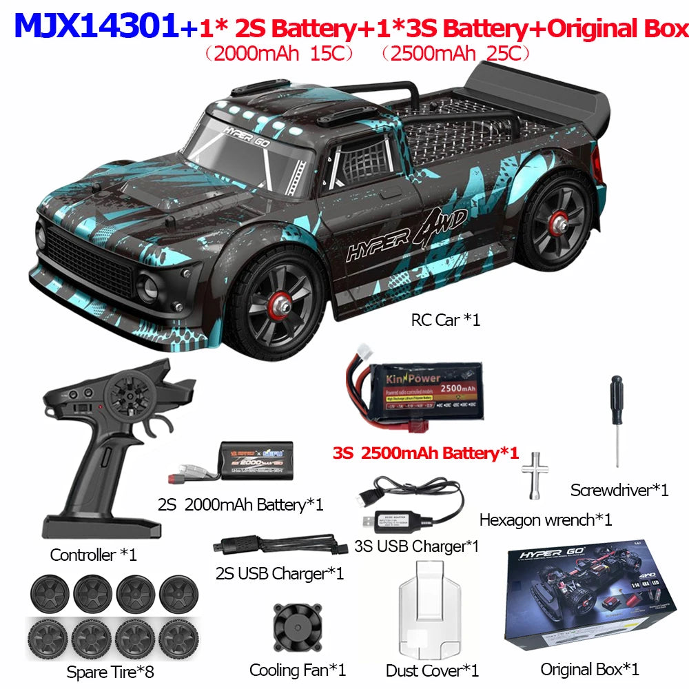 HYPER GO MJX 14301 14302 14303 1/14 RC Car 55km/h