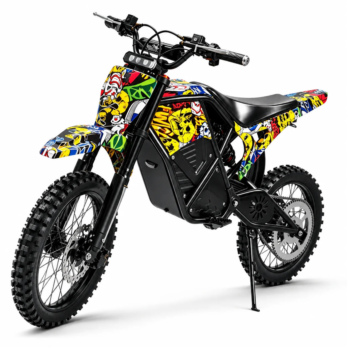 3000W Peak Electric Dirt Bike 48V 20.8Ah Battery 38MPH Adult