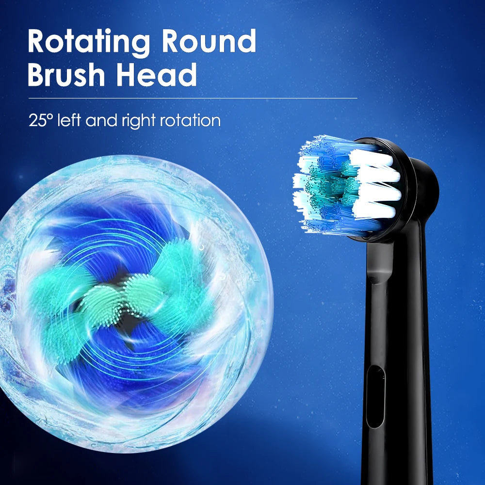 Electric Smart Rotating Timing Toothbrush, Rechargeable