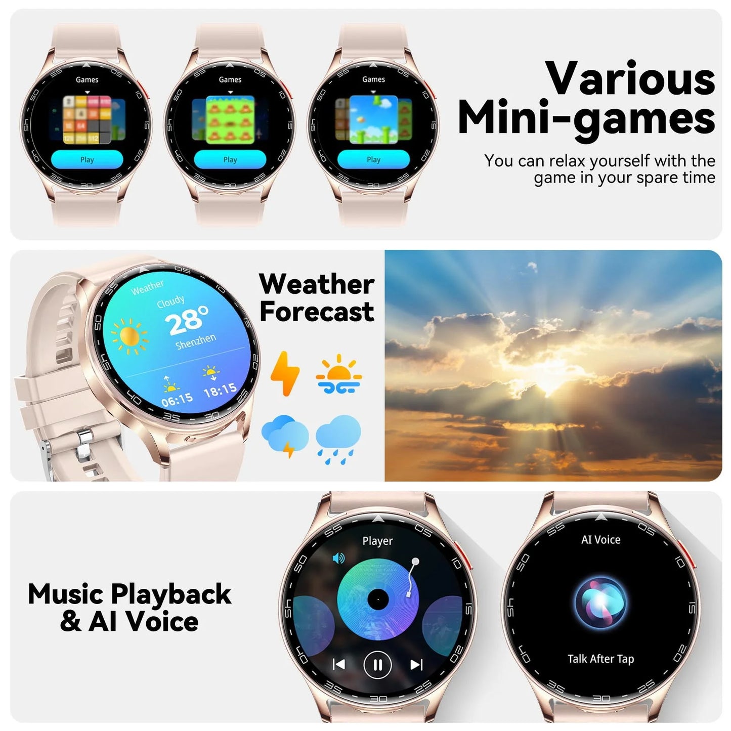 EIGIIS 2026 2-in-1 Smart Watch