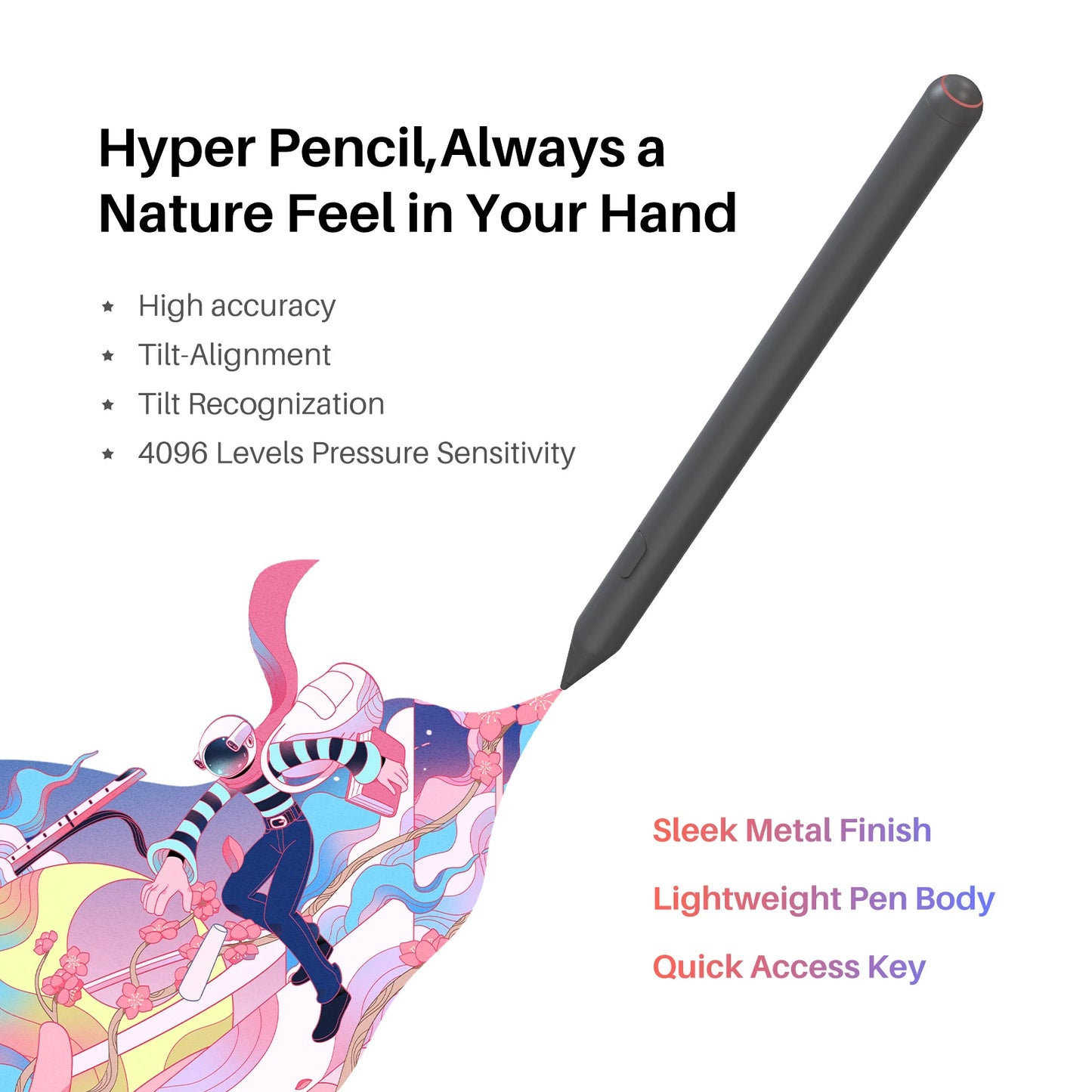 Huion Kamvas Slate 13 Android 14 Tablet for Graphics Drawing
