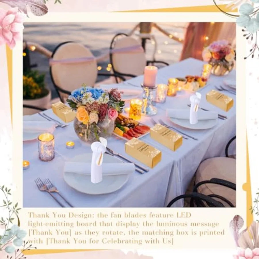 50 Pack Wedding Portable Mini Fan Handheld