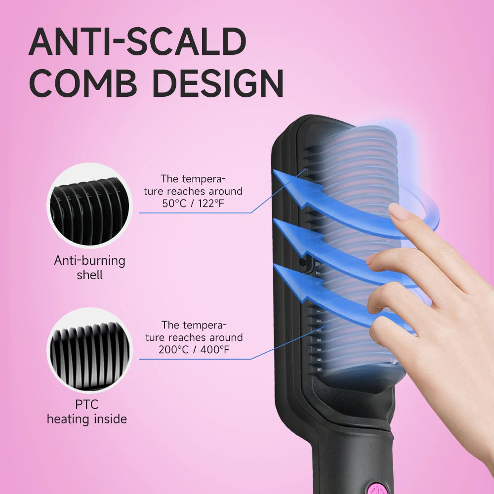 OUDIM Hair Straightener Brush