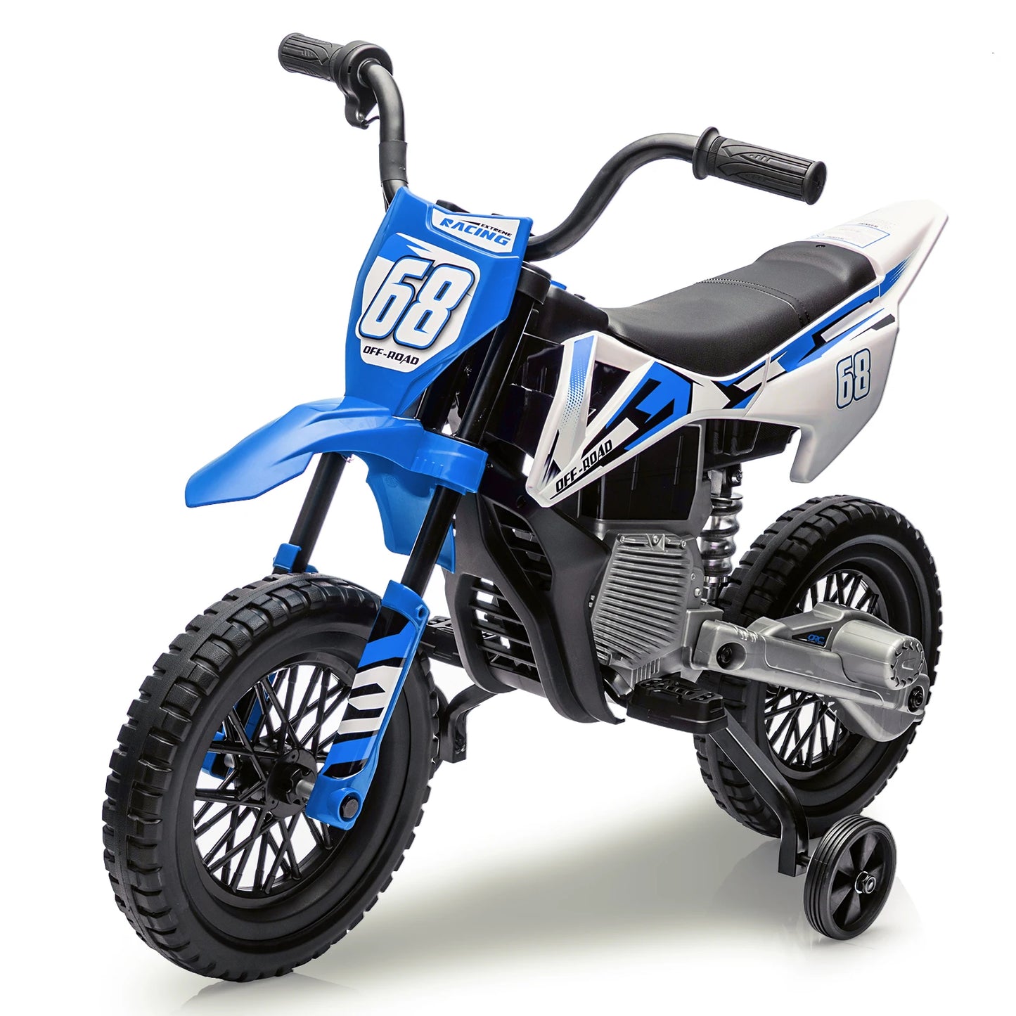 HiMISS 12v Kids Electric Dirt Bike with Training Wheels
