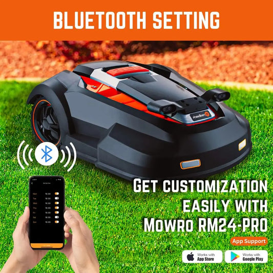 MowRo RM24-PRO Robot Lawn Mower Bluetooth App Control