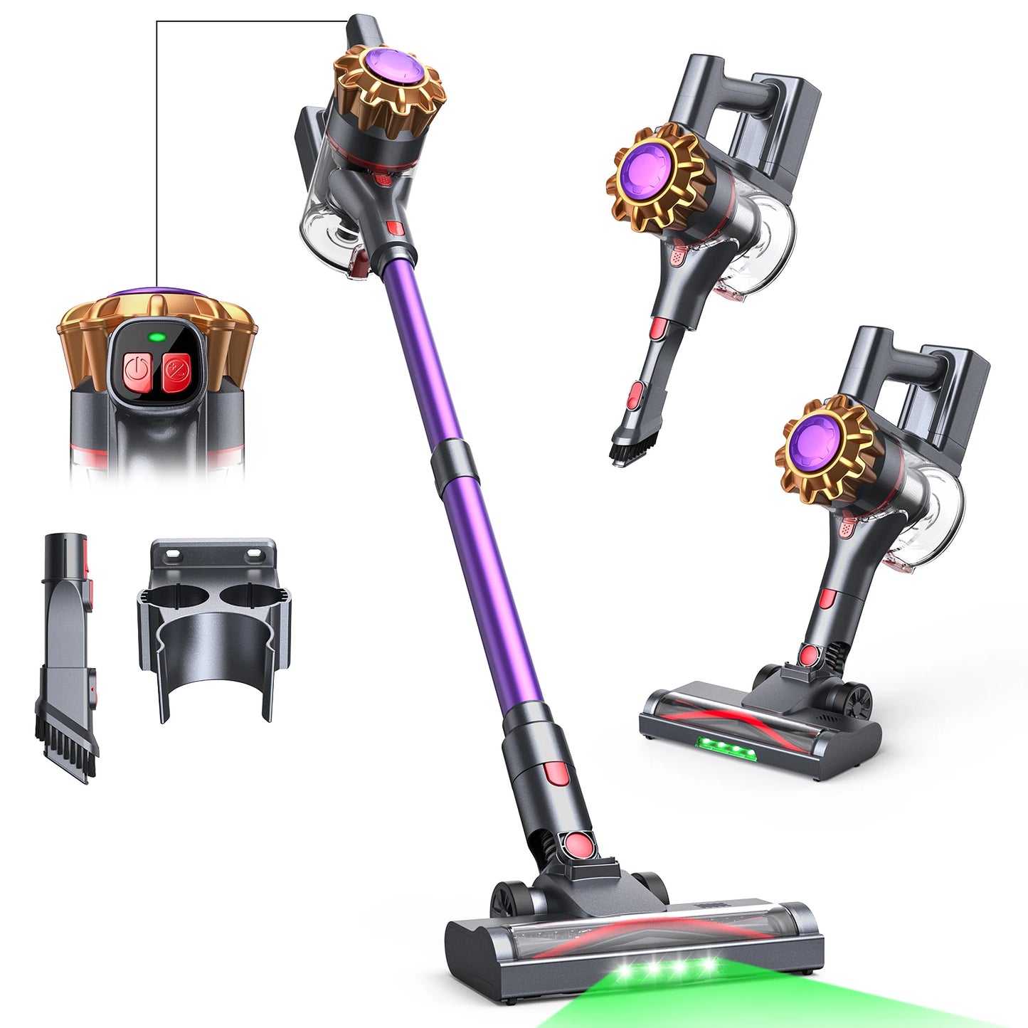 Lubluelu P7 Powerful Cordless Handheld Vacuum Cleaner