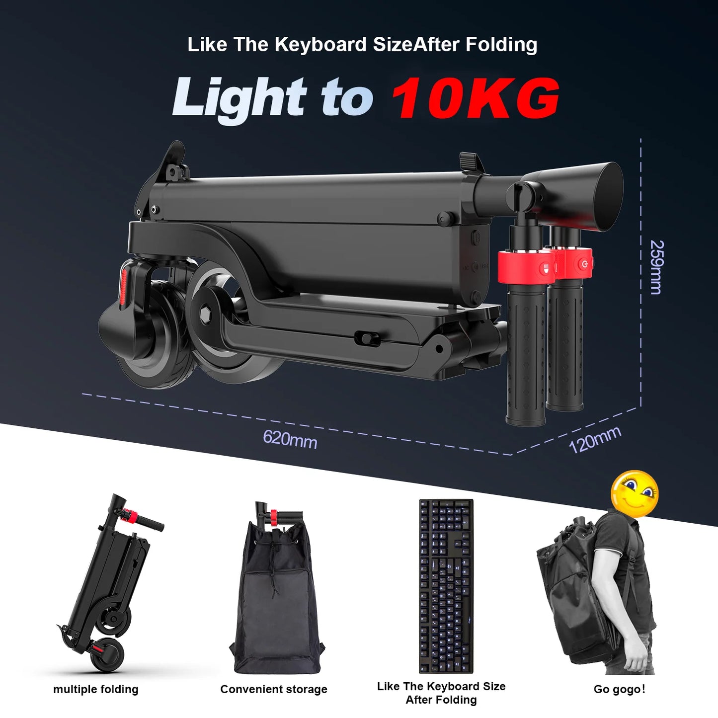 HX Electric scooter Foldable 7.5A 350W 25KM/H electric scooters 36V