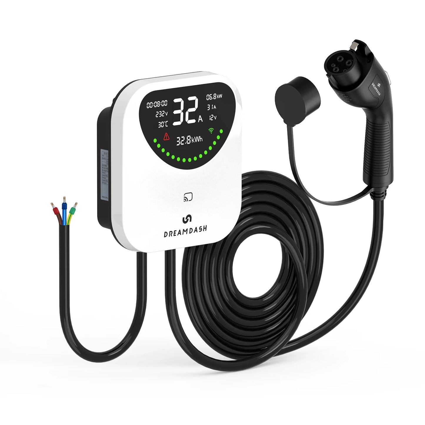 Dreamdash Wall EV Charger 48A 11kW Level 2 EV Charger
