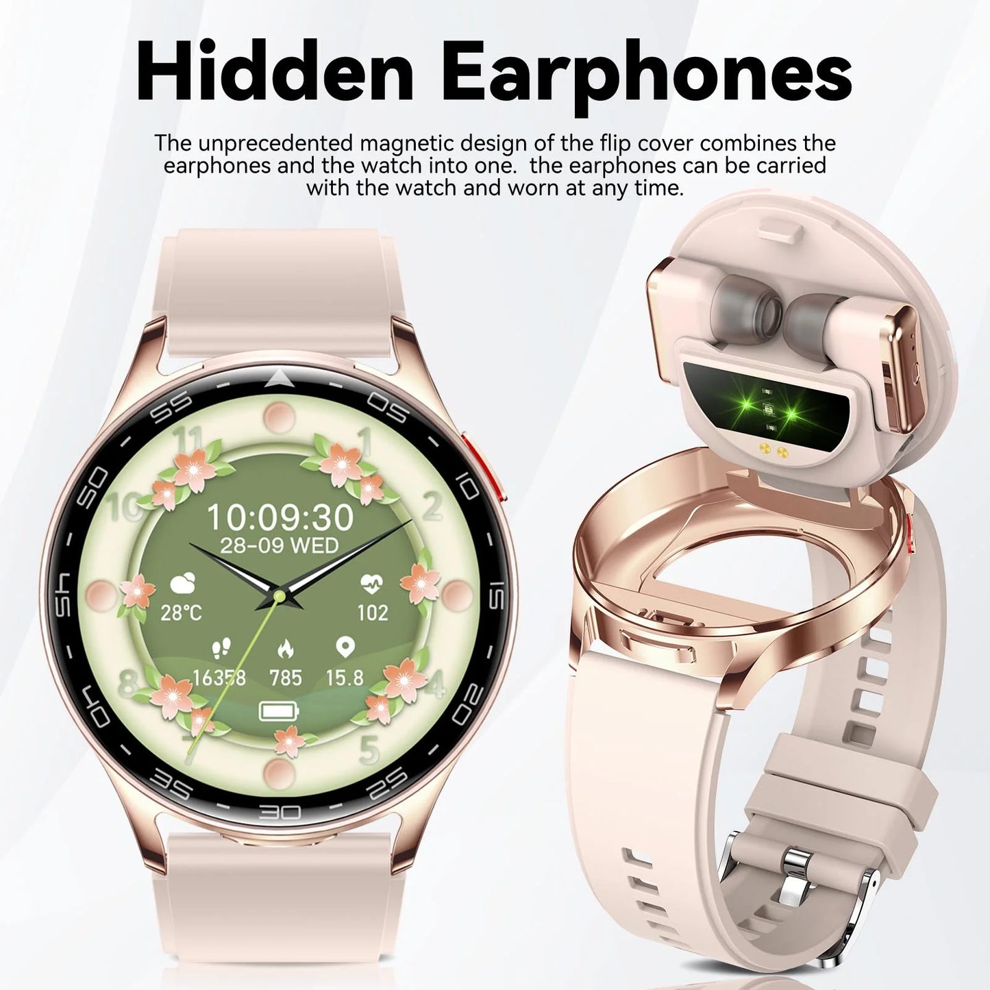 EIGIIS 2026 2-in-1 Smart Watch