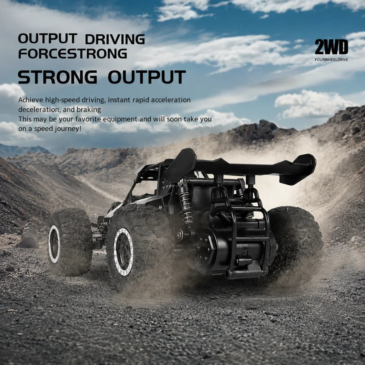 ZNLYRION 1:16 Alloy RC Off Road Car 2.4G Wireless Remote Control