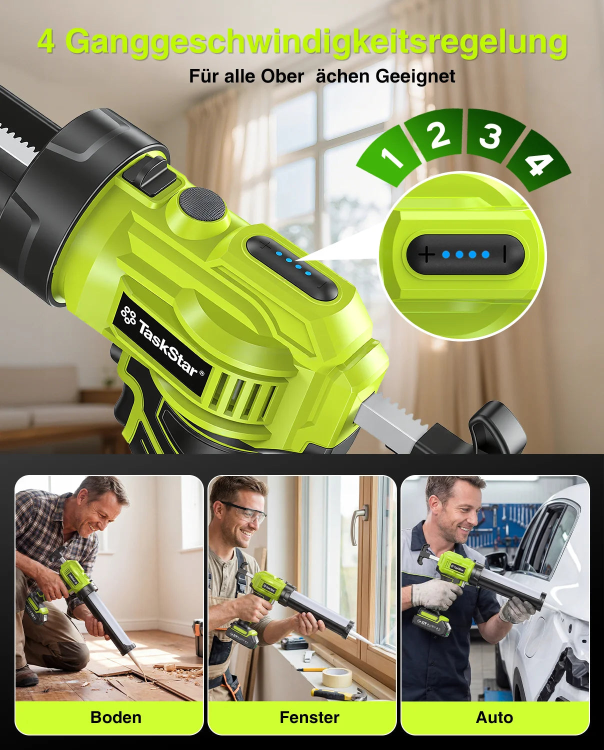 Taskstar Electric Caulking Gun No Drip