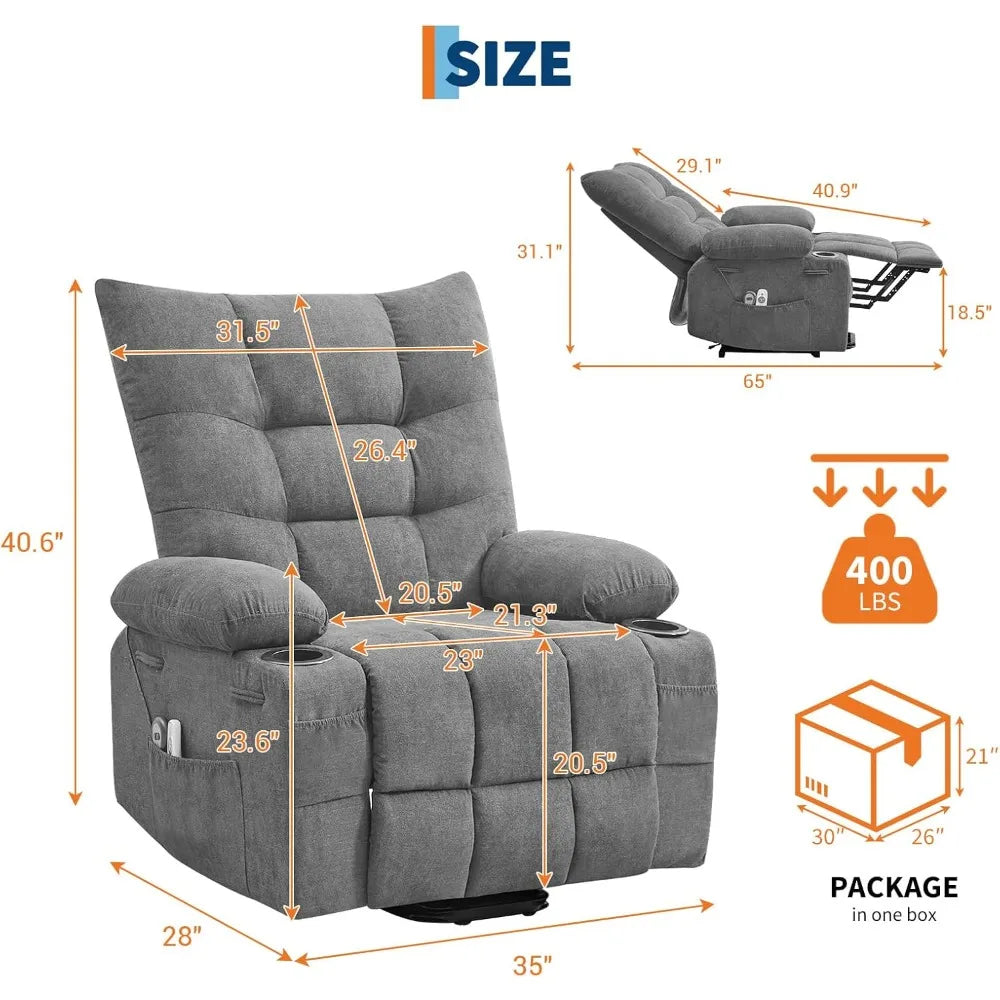 Electric Power Lift Recliner Chair for Seniors