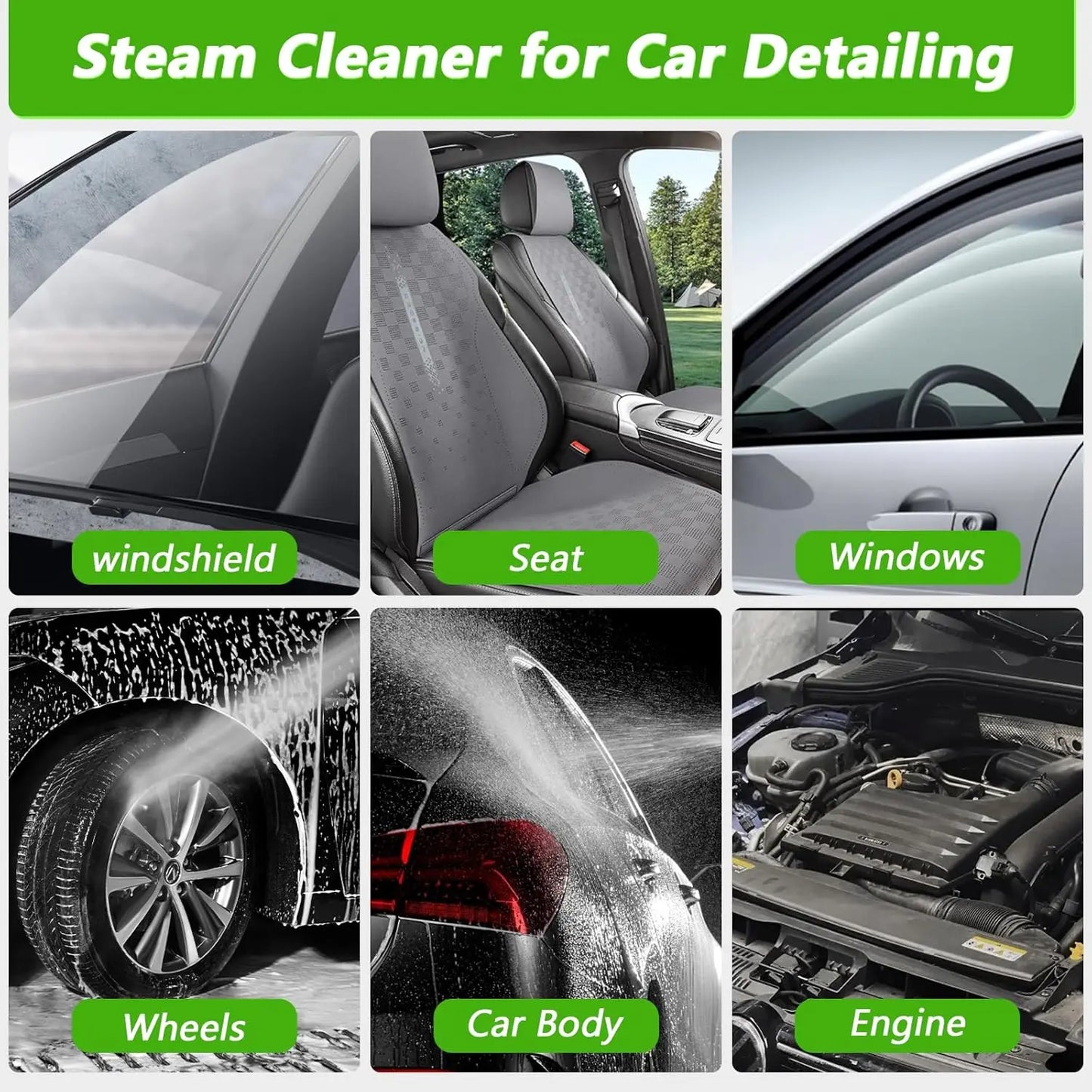 Handheld Steam Cleaner, 2500W High Pressure Steamer