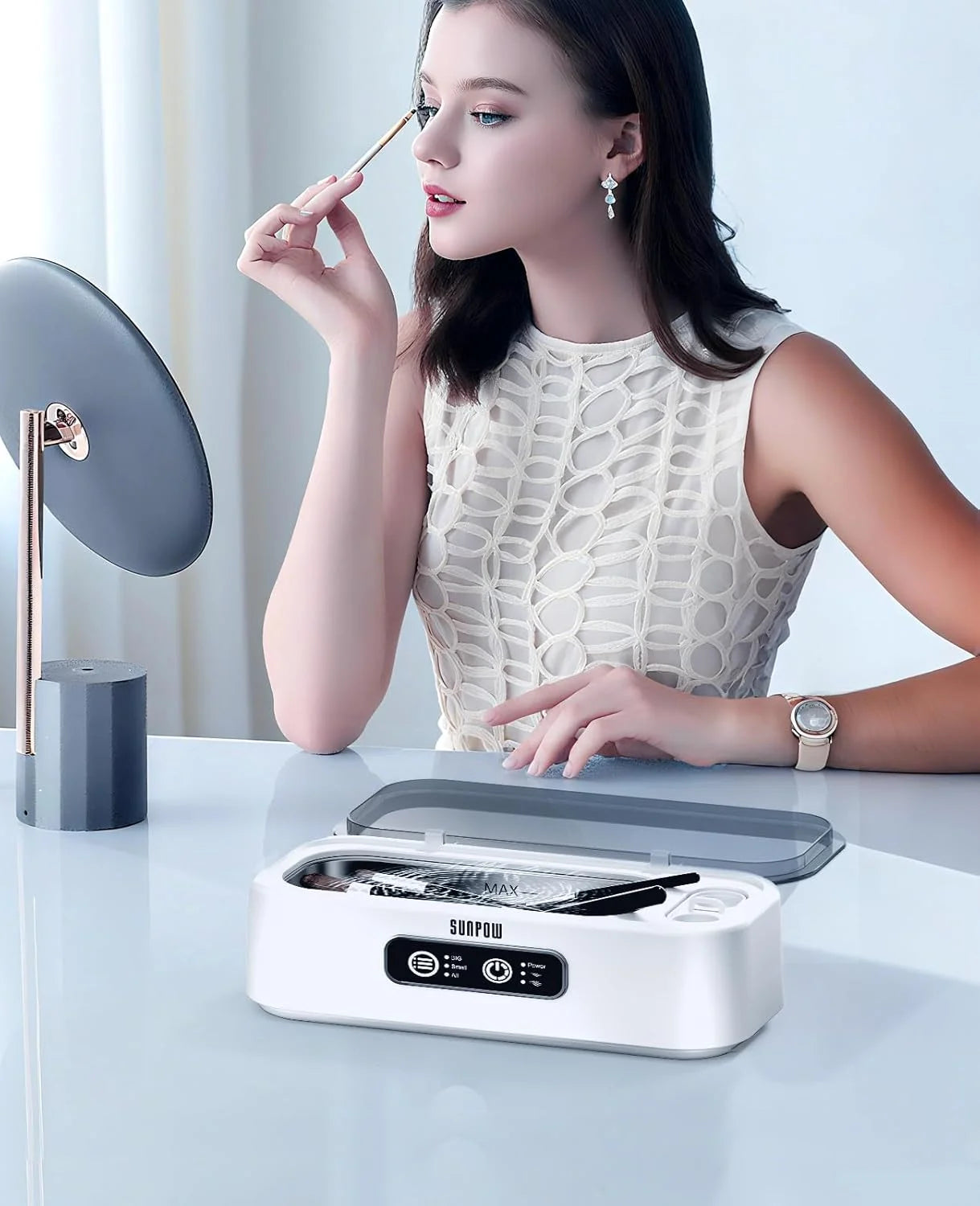 SUNPOW Ultrasonic Jewelry Cleaner Machine
