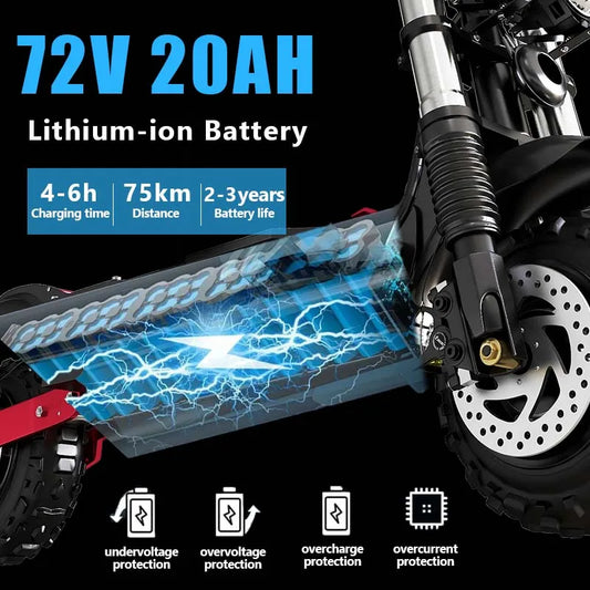 AJOOSOS 2024 X60 X700 X500 Electric Scooter 2400W-5600W Dual Motor Electric
